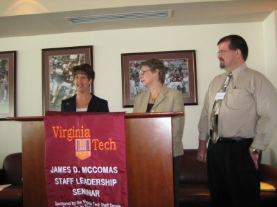 Judy Alford, Tom Tuckey, and Linda Woodard